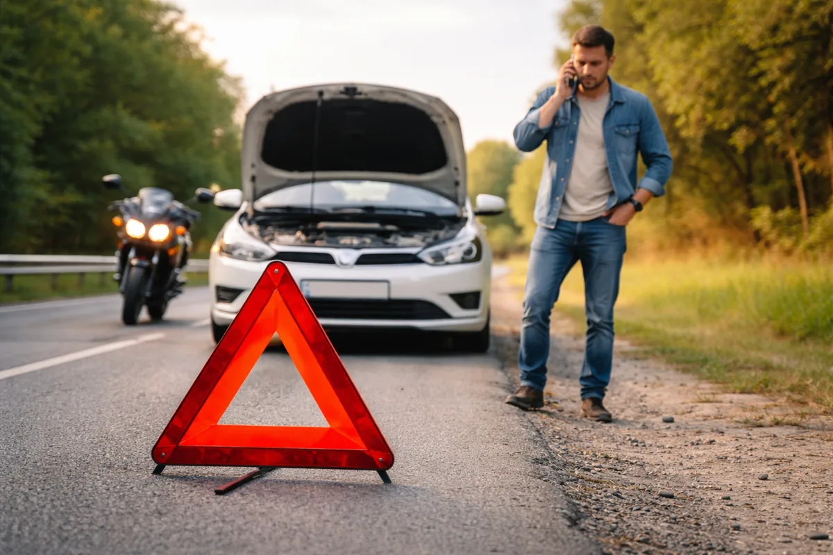 Comment réagir face à une panne de voiture ou de moto sur la route