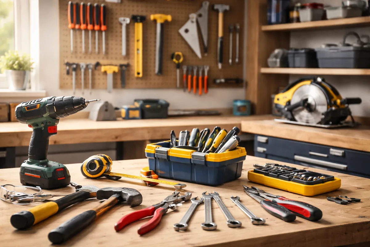 Quel outillage de base pour un atelier de bricolage à la maison